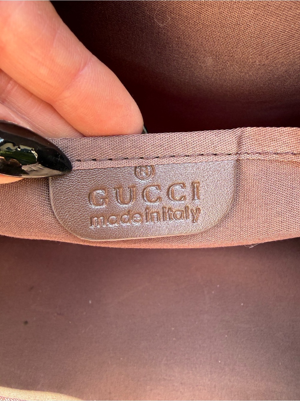Gucci Beige/Brown GG Canvas Messenger Bag with diaper change pad ! - Picture 10 of 11